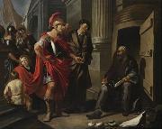 Hendrik Heerschop Alexander the Great and Diogenes oil painting